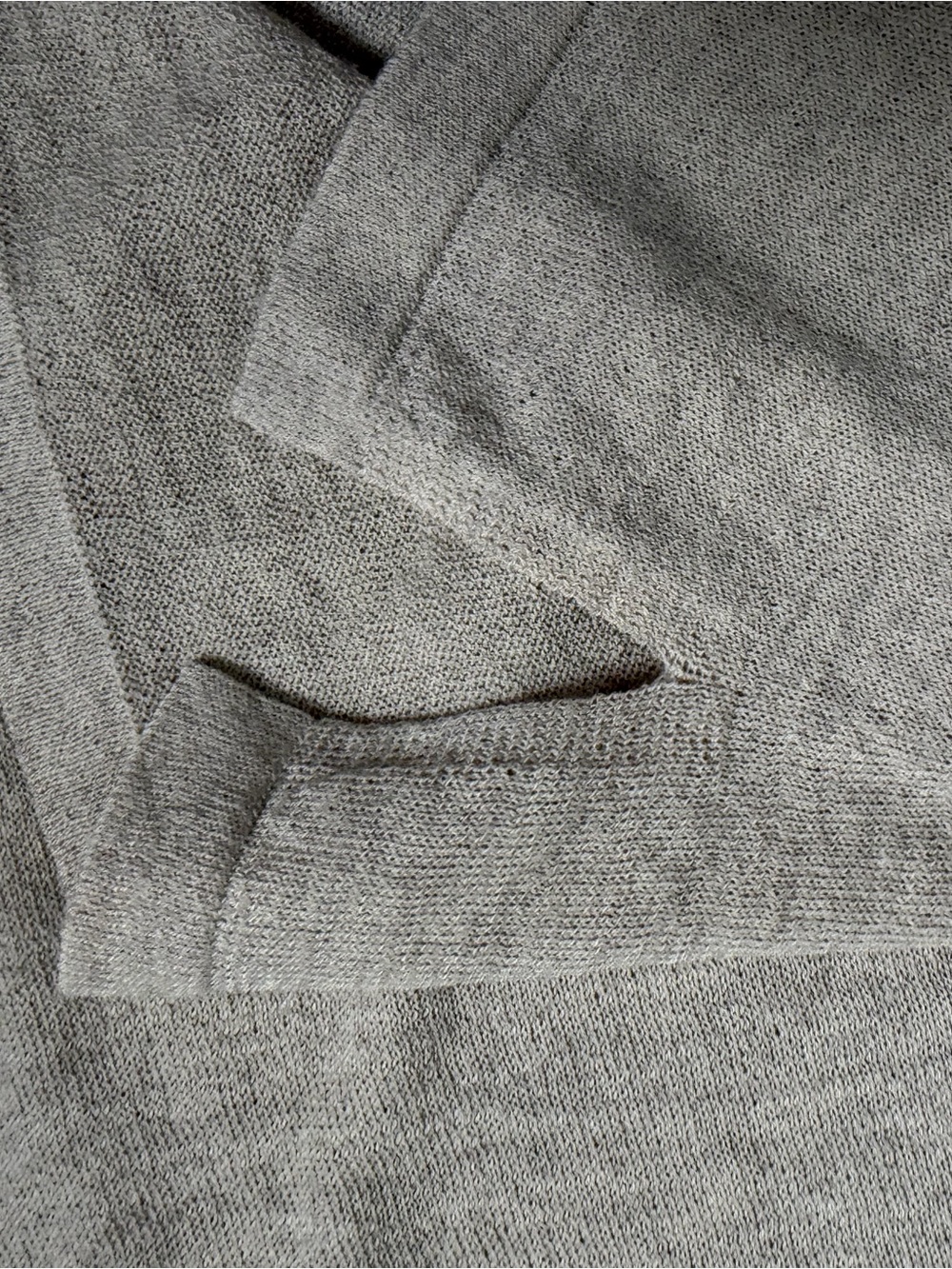 Eileen Fisher Neutral Knit Textured Yoke Tunic - Picture 7 of 10